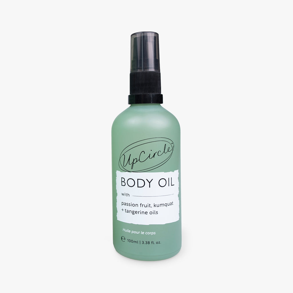 Body Oil with upcycled Passion Fruit Oil
