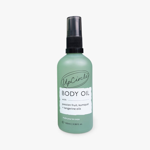 Body Oil with upcycled Passion Fruit Oil