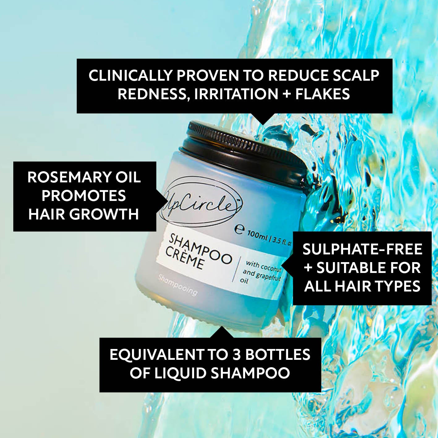 Shampoo Crème with Rosemary Oil + Coconut