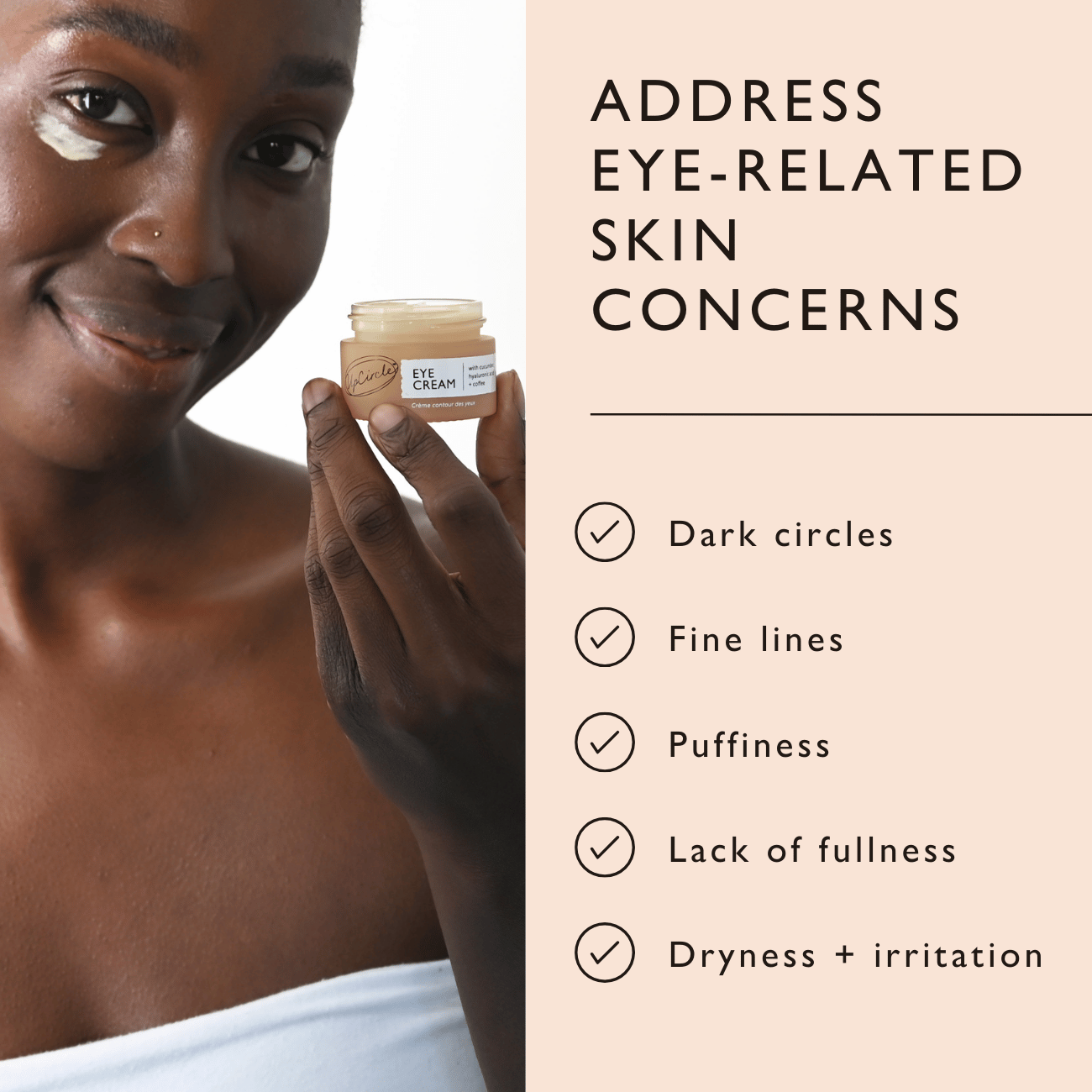 Eye Cream with Hyaluronic Acid + Coffee
