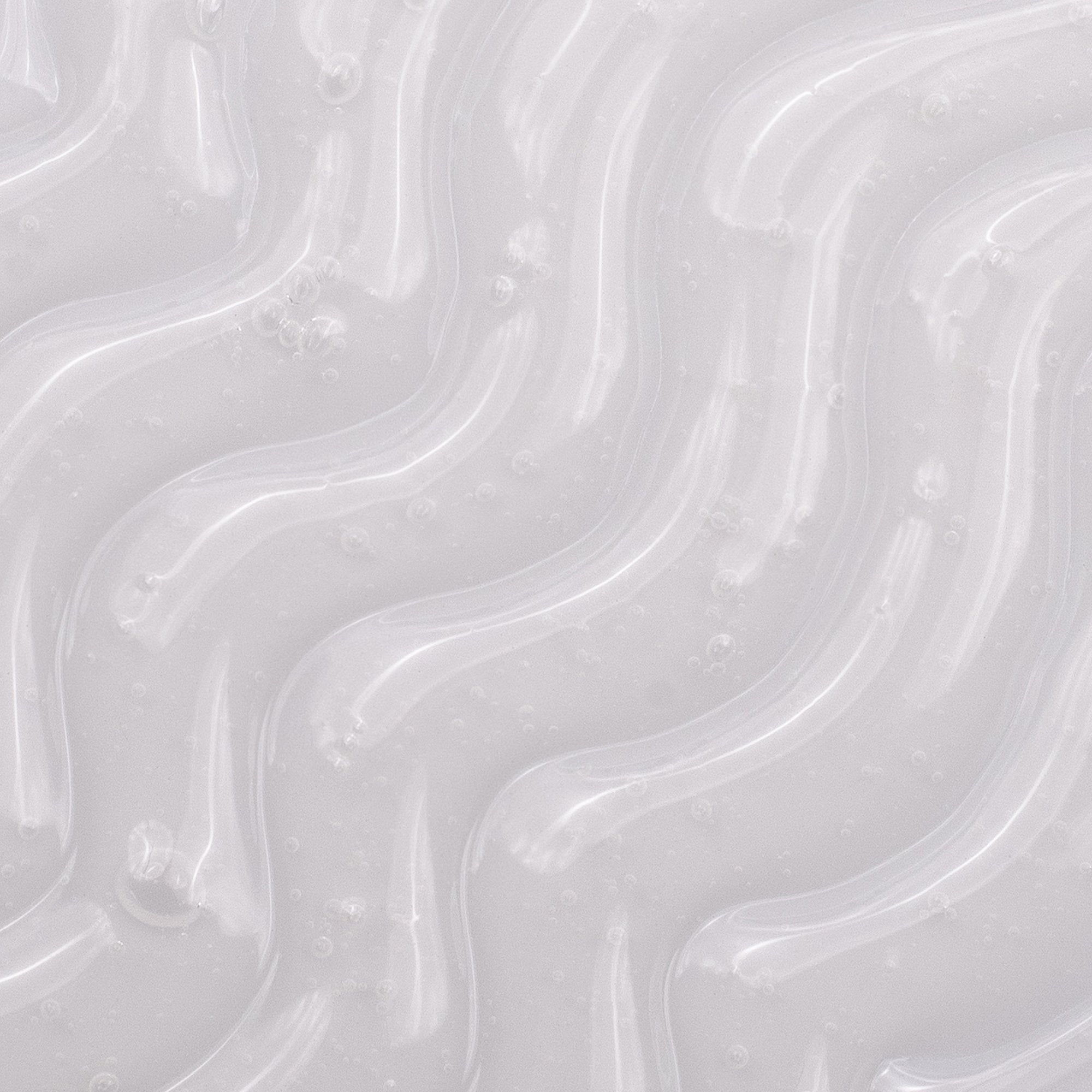 Close-up swatch of the clear cooling gel texture