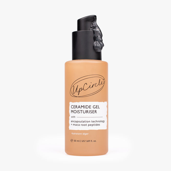small product image-9,Cooling ceramide gel moisturiser dispensed from the pump