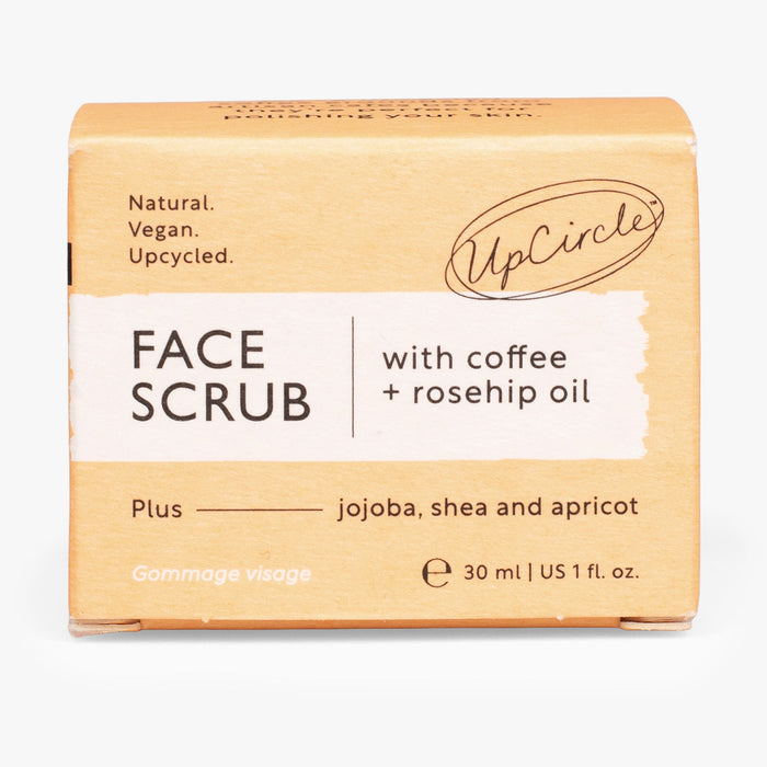 small product image-2,Face Scrub with Coffee + Rosehip Oil travel size 30ml box