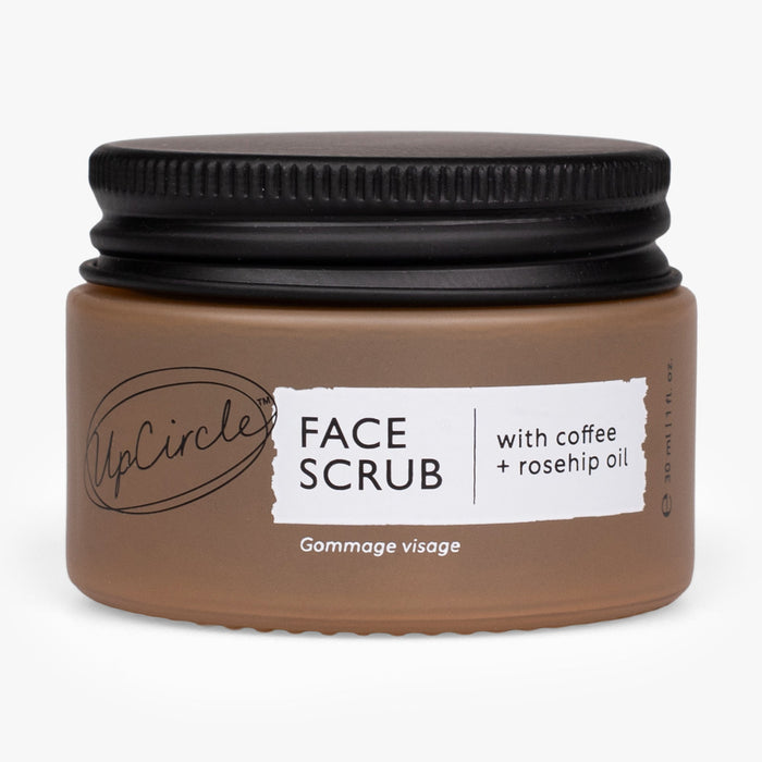 small product image-1,Face Scrub with Coffee + Rosehip Oil travel size 30ml jar
