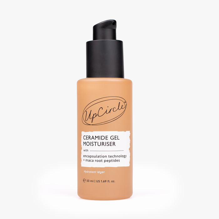 small product image-3,UpCircle Ceramide Gel Moisturiser with the pump raised
